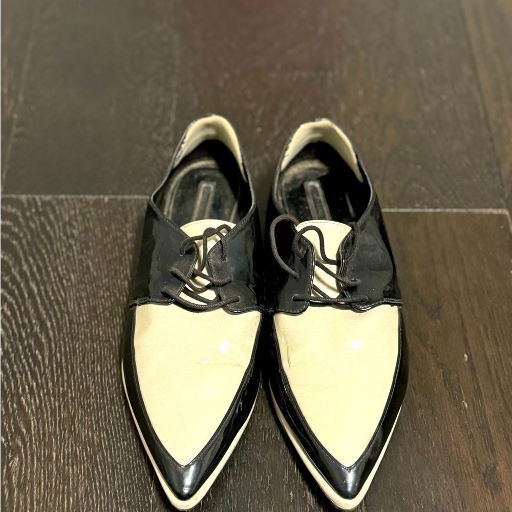 Zara shoes. Size 8. Black and white
